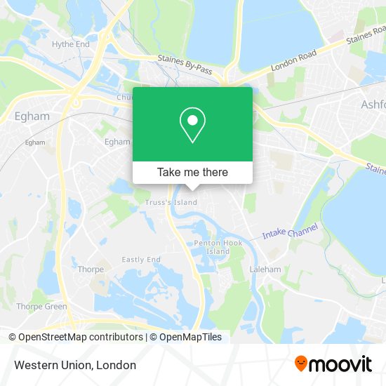 Western Union map
