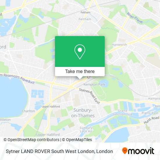 Sytner LAND ROVER South West London map
