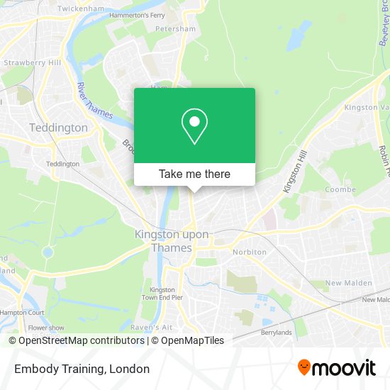 Embody Training map