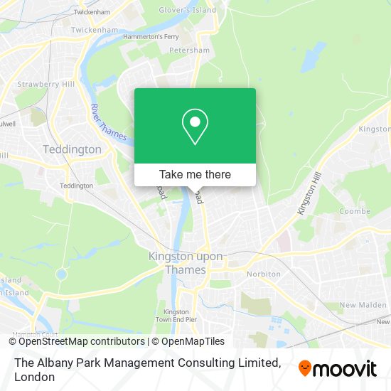 The Albany Park Management Consulting Limited map