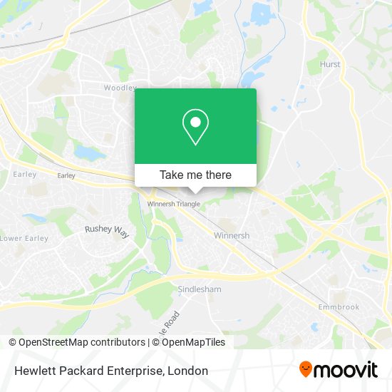Hewlett Packard Enterprise map