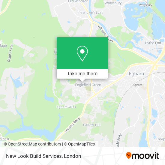 New Look Build Services map