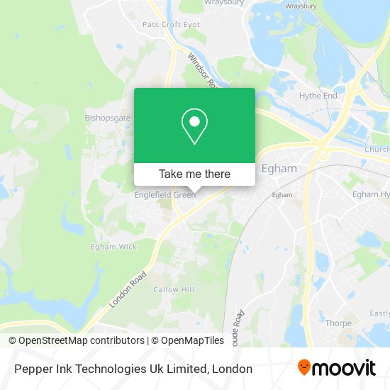 Pepper Ink Technologies Uk Limited map