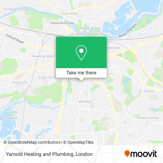 Yarnold Heating and Plumbing map