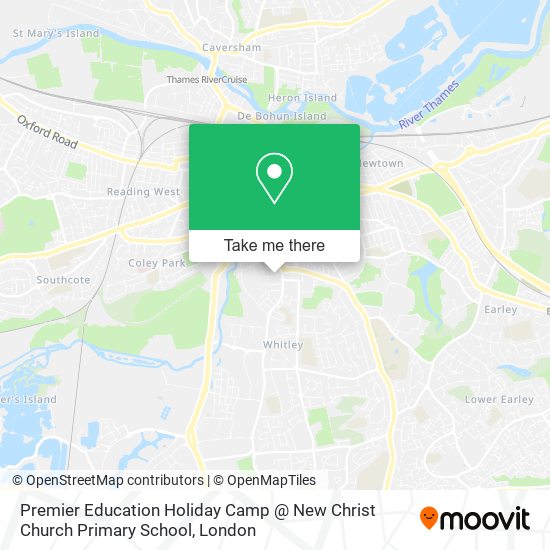 Premier Education Holiday Camp @ New Christ Church Primary School map