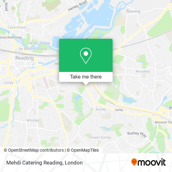 Mehdi Catering Reading map