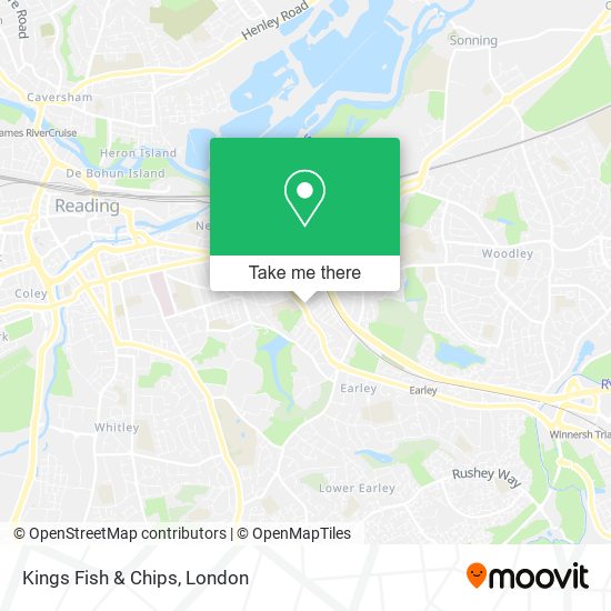 Kings Fish & Chips map