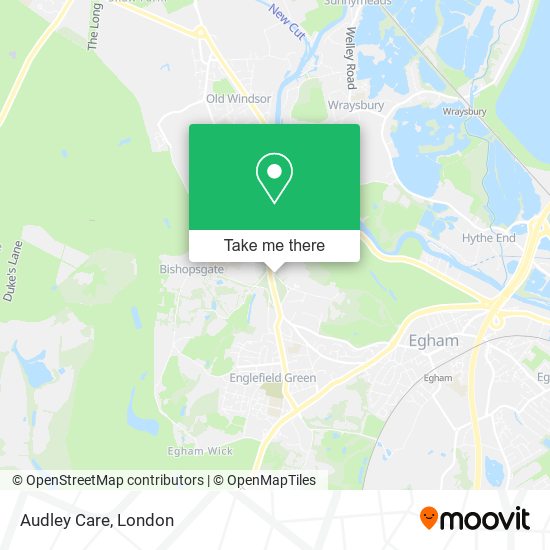 Audley Care map