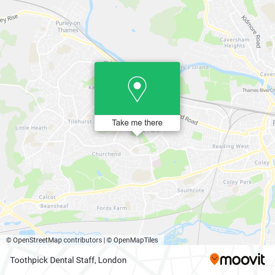 Toothpick Dental Staff map