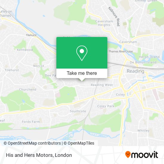 His and Hers Motors map