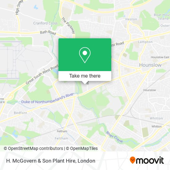 H. McGovern & Son Plant Hire map
