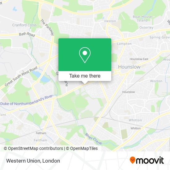 Western Union map