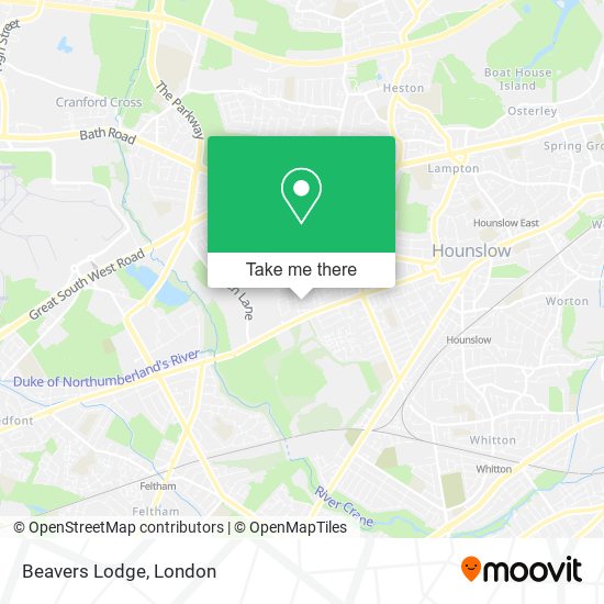 Beavers Lodge map
