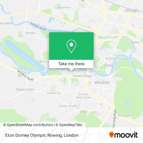 Eton Dorney Olympic Rowing map