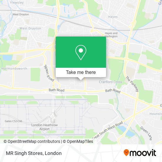 MR Singh Stores map