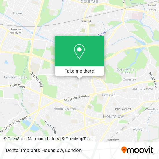 Dental Implants Hounslow map