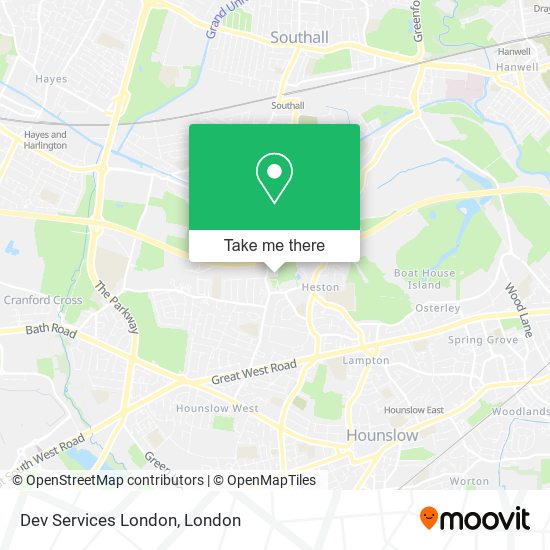 Dev Services London map