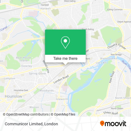 Communicor Limited map