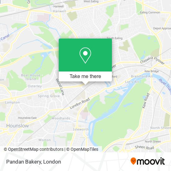 Pandan Bakery map