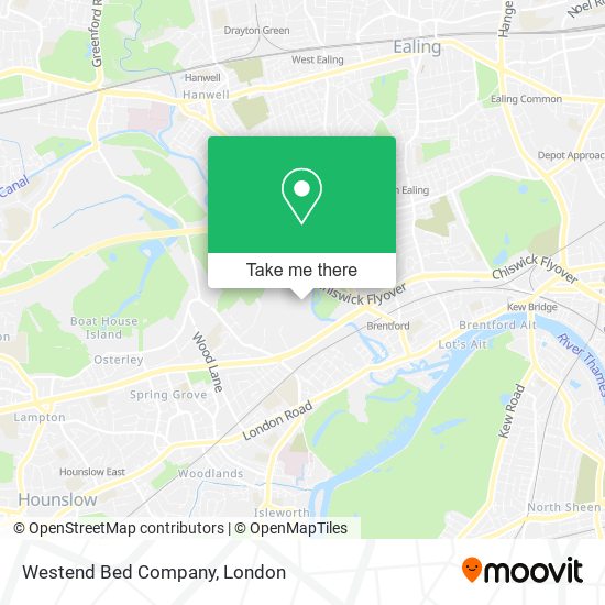 Westend Bed Company map