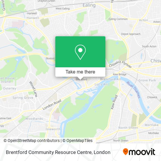 Brentford Community Resource Centre map