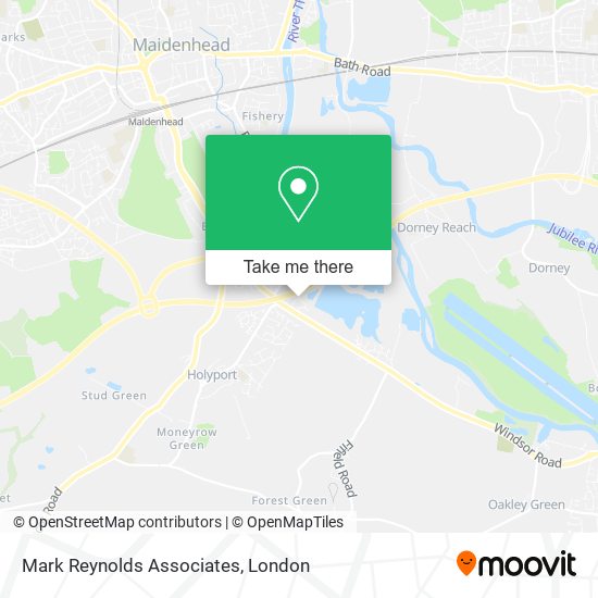 Mark Reynolds Associates map