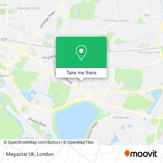 Megastar Uk map