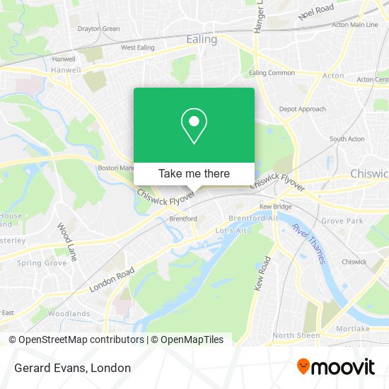 Gerard Evans map