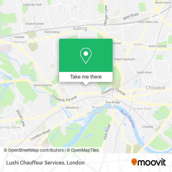Lushi Chauffeur Services map