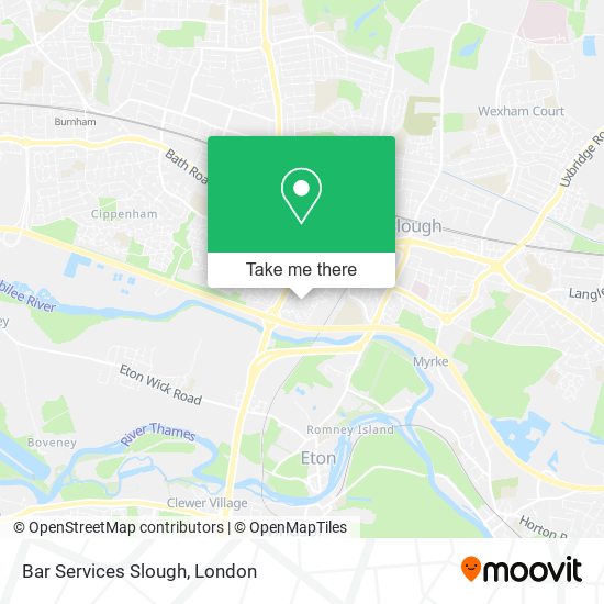 Bar Services Slough map