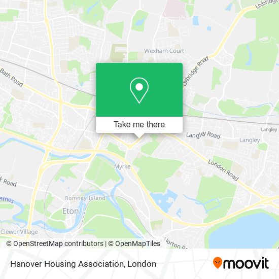 Hanover Housing Association map