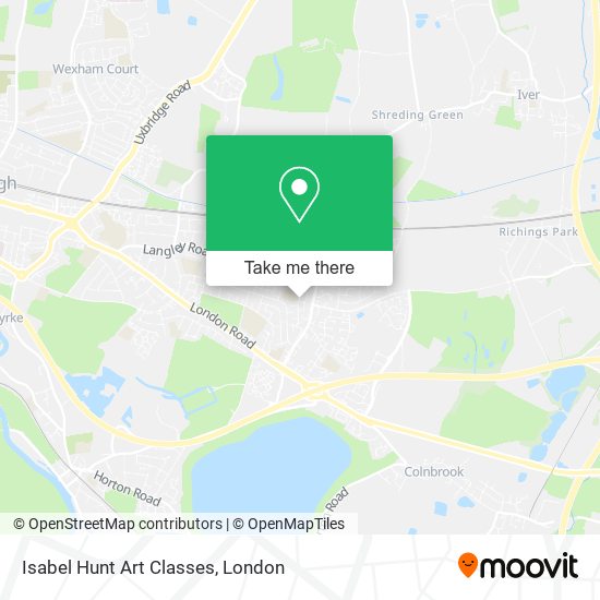 Isabel Hunt Art Classes map