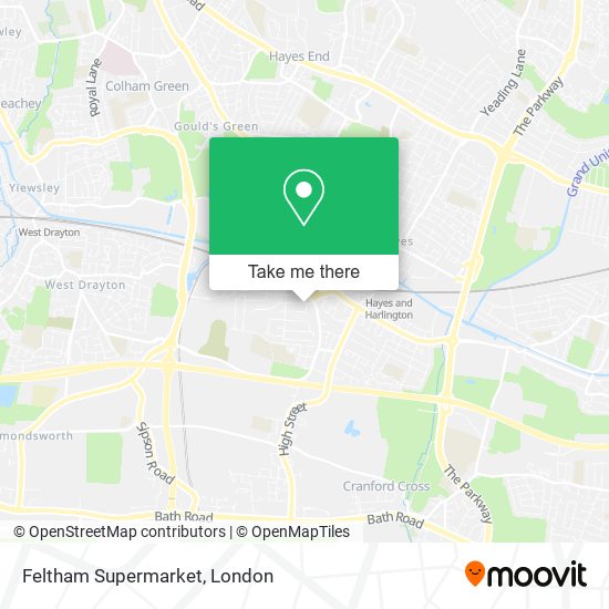 Feltham Supermarket map