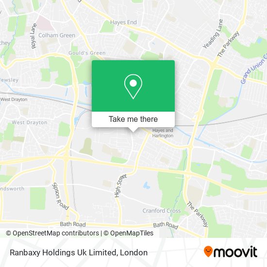 Ranbaxy Holdings Uk Limited map