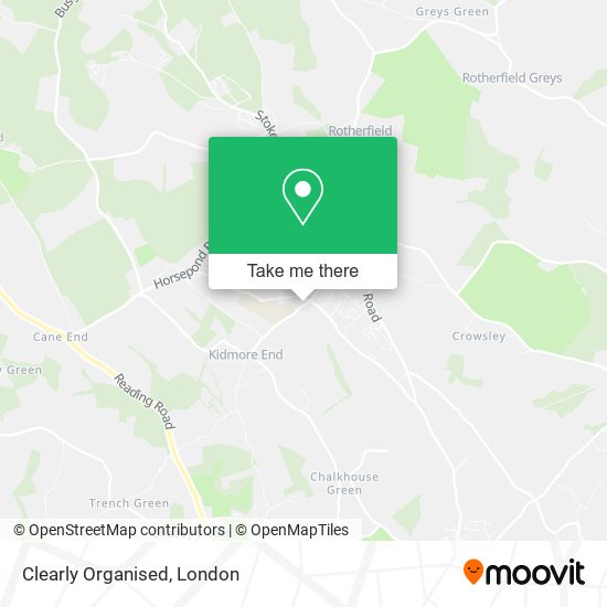 Clearly Organised map
