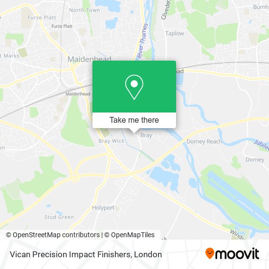 Vican Precision Impact Finishers map