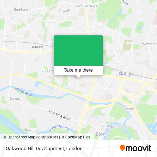 Oakwood Hill Development map