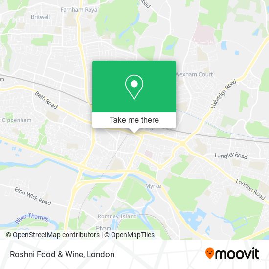 Roshni Food & Wine map