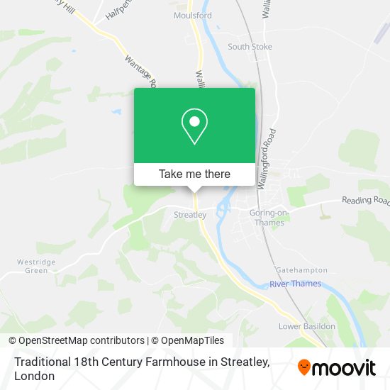 Traditional 18th Century Farmhouse in Streatley map