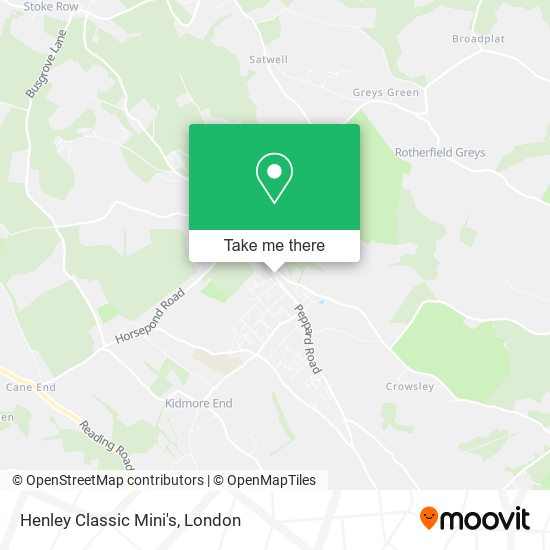 Henley Classic Mini's map
