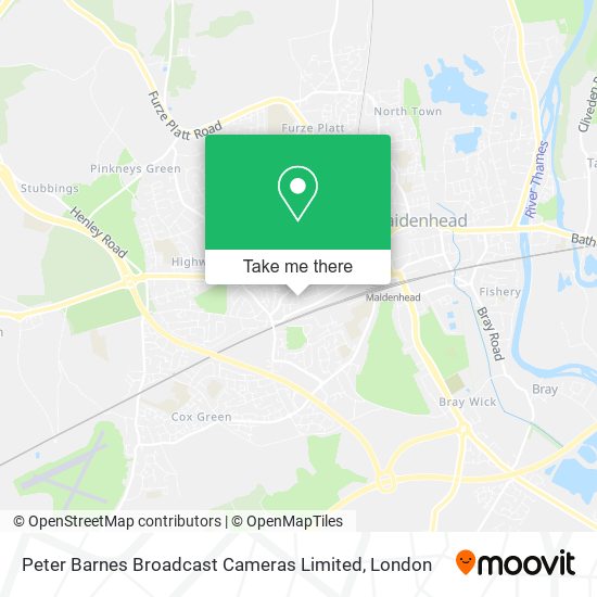 Peter Barnes Broadcast Cameras Limited map