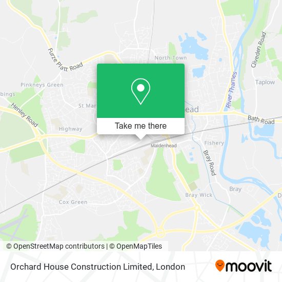 Orchard House Construction Limited map