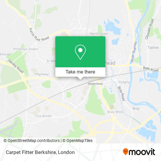 Carpet Fitter Berkshire map