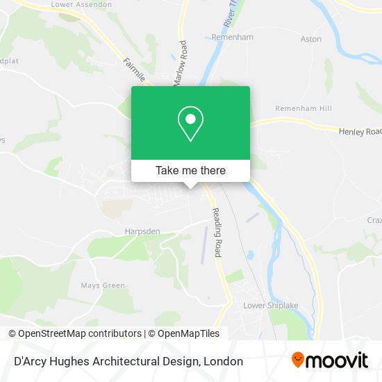D'Arcy Hughes Architectural Design map