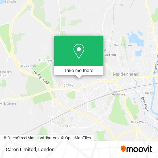 Caron Limited map
