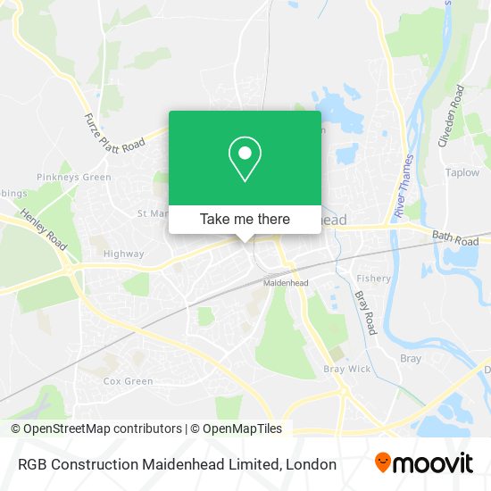 RGB Construction Maidenhead Limited map