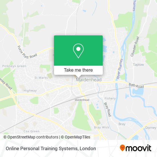 Online Personal Training Systems map