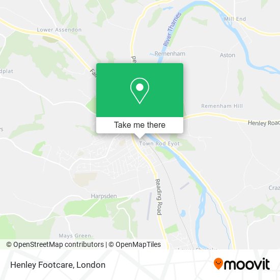 Henley Footcare map