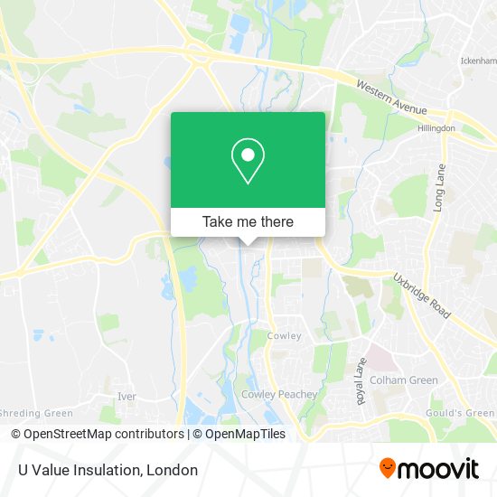 U Value Insulation map