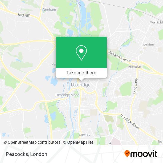 Peacocks map